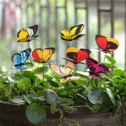 Украшение декоративно садовое &quot;Бабочка&quot; 10шт