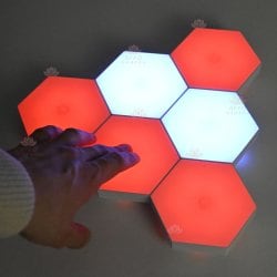 RGB-светильник шестиугольники 