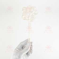 Автополив для растений прозрачный пластиковый в форме цветка 100мл