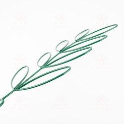 Опора для растений с u-образной ножкой &quot;Ветка с листьями&quot; зеленая