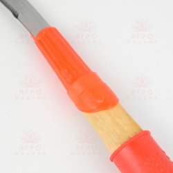 Серп с деревянной прорезиненной ручкой 220мм